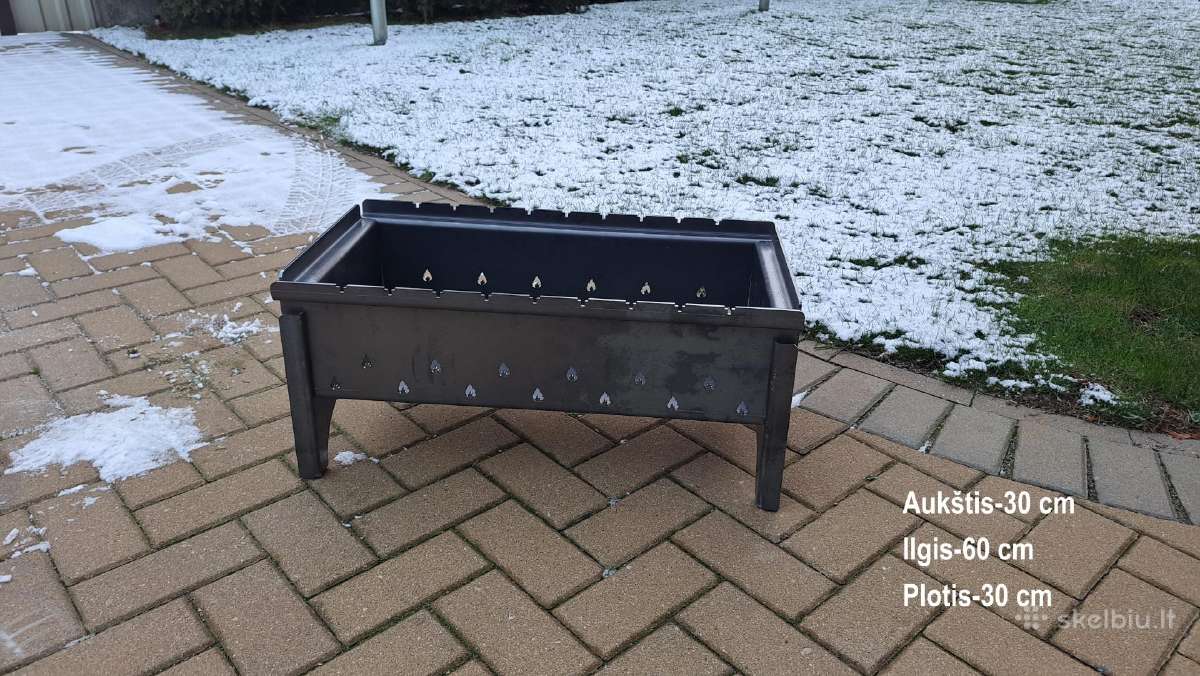 Išardoma šašlykinė 30x60x30 Storis 4mm