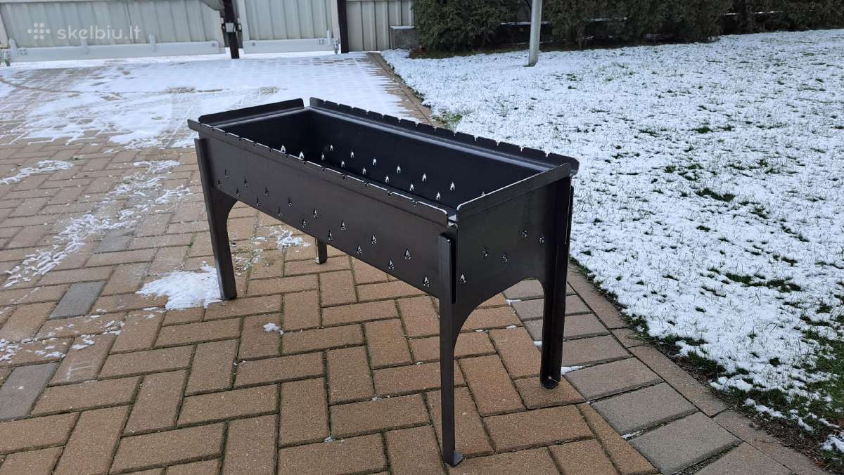 Išardoma šašlykinė 50x80x30 Storis 4mm - nuotraukos Nr. 4