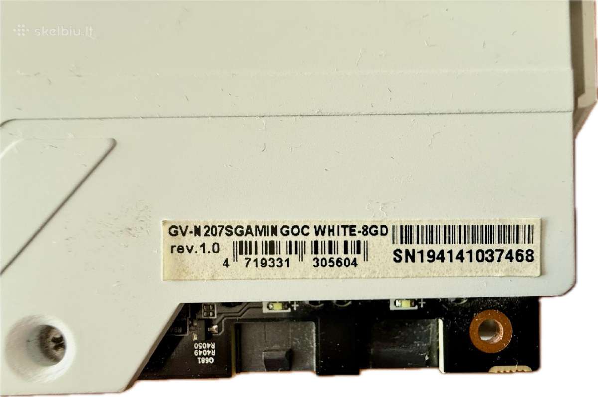 Vaizdo plokštė Gigabyte Rtx 2070 Super Gaming Oc - nuotraukos Nr. 3