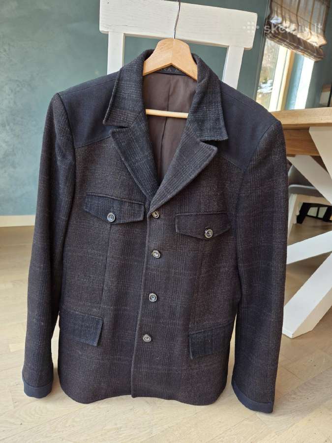 Zara Man švarkas puspaltis tweed