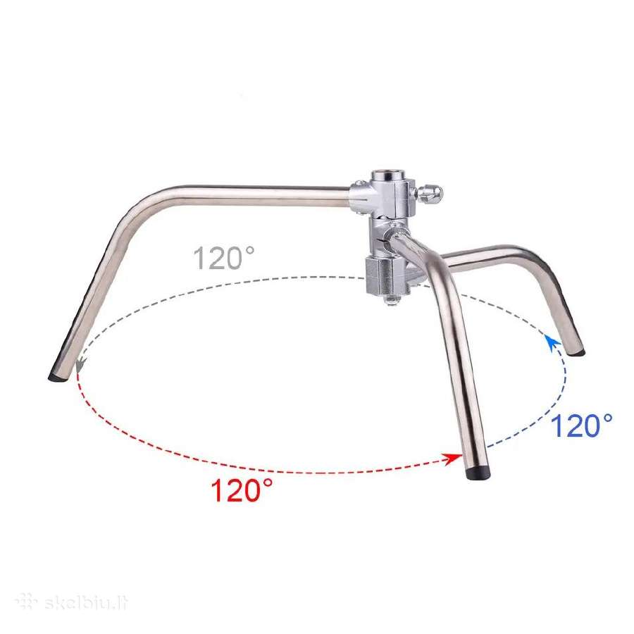 Profesionalus C-stand stovas su ratukais - nuotraukos Nr. 8