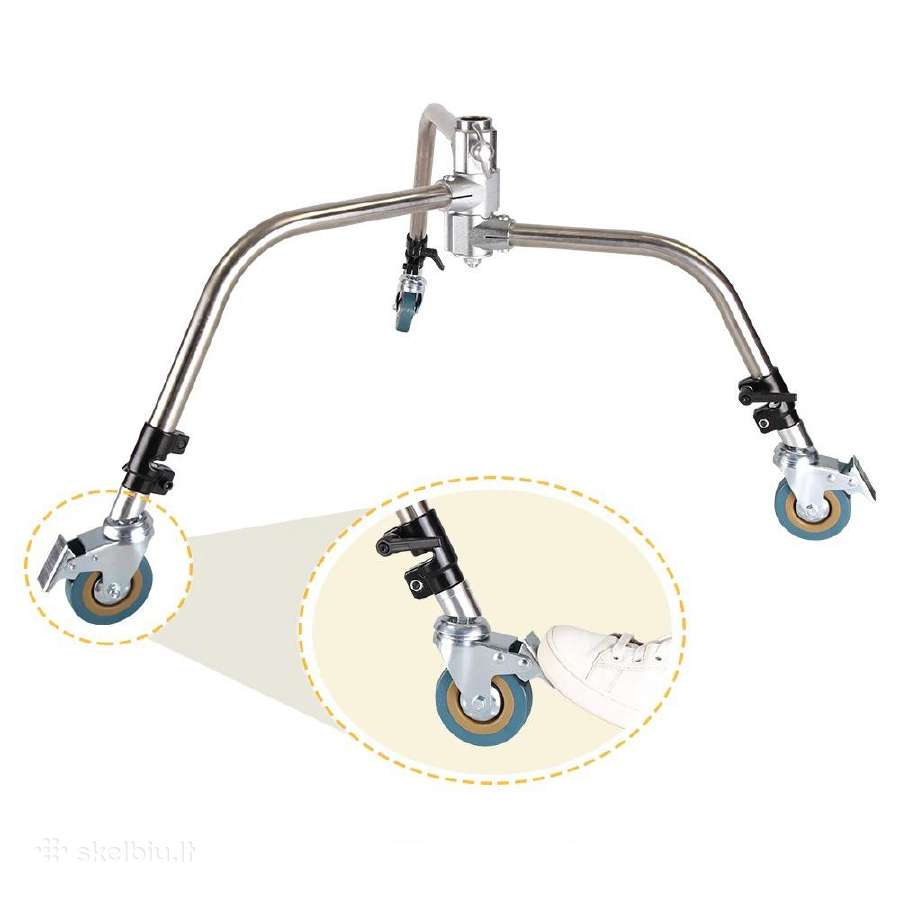 Profesionalus C-stand stovas su ratukais - nuotraukos Nr. 15