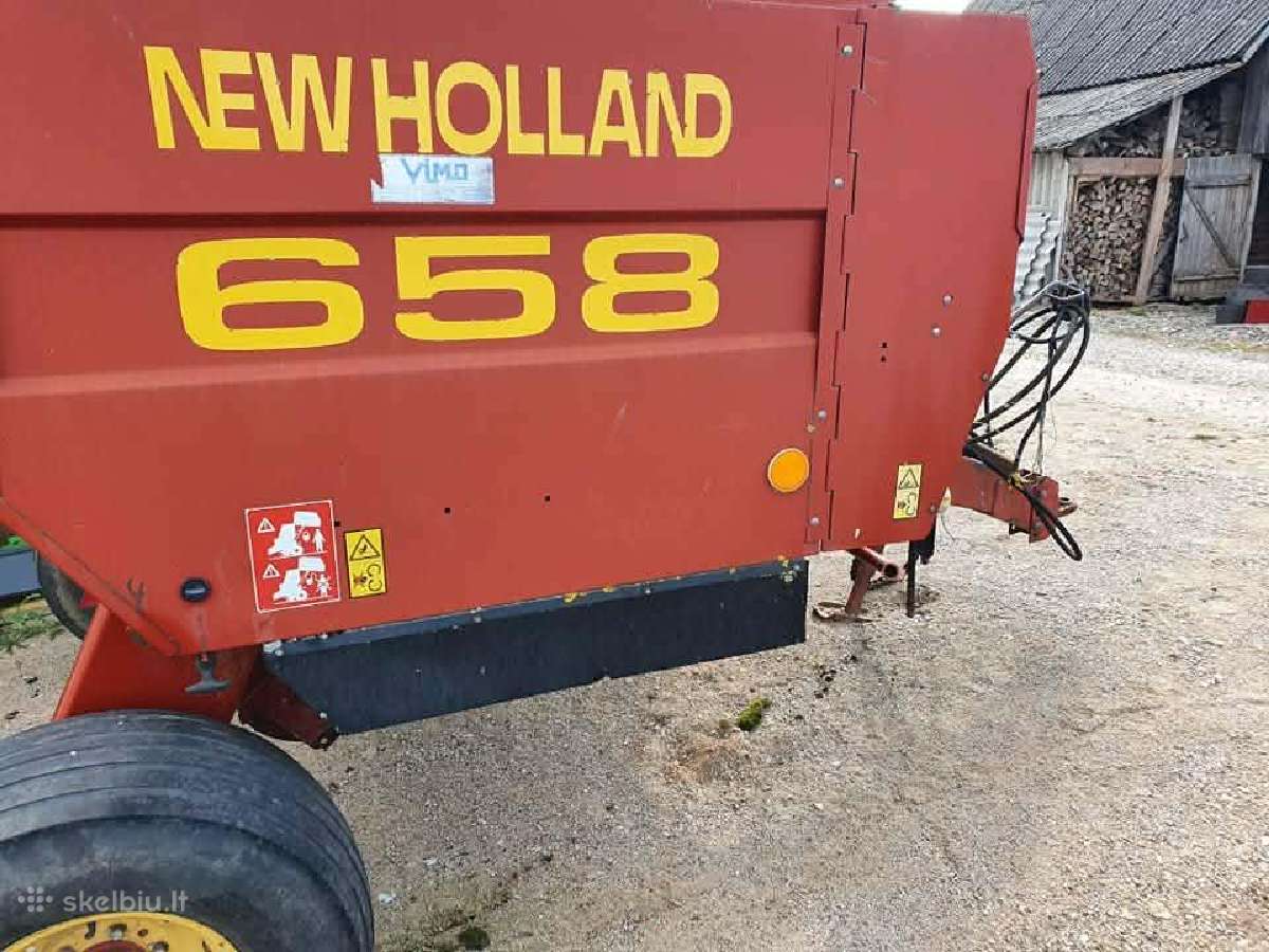 Ruloninis presas New Holland dalimis