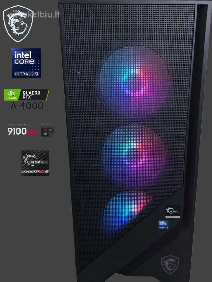 Intel core 9 Ultra; 64gb RAM; Magz890; Ssd1tb.