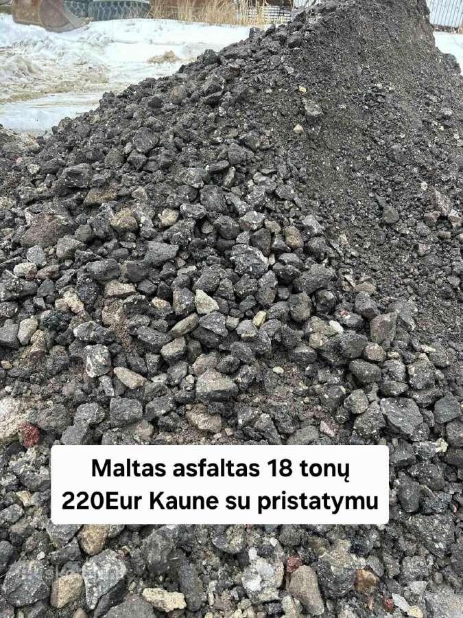 Maltas asfaltas, maltas gruzas su atvežimu Kaune