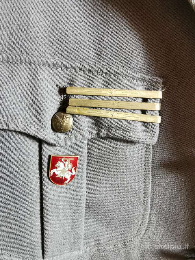 Sena lietuviška karininko kapitono uniforma - nuotraukos Nr. 10
