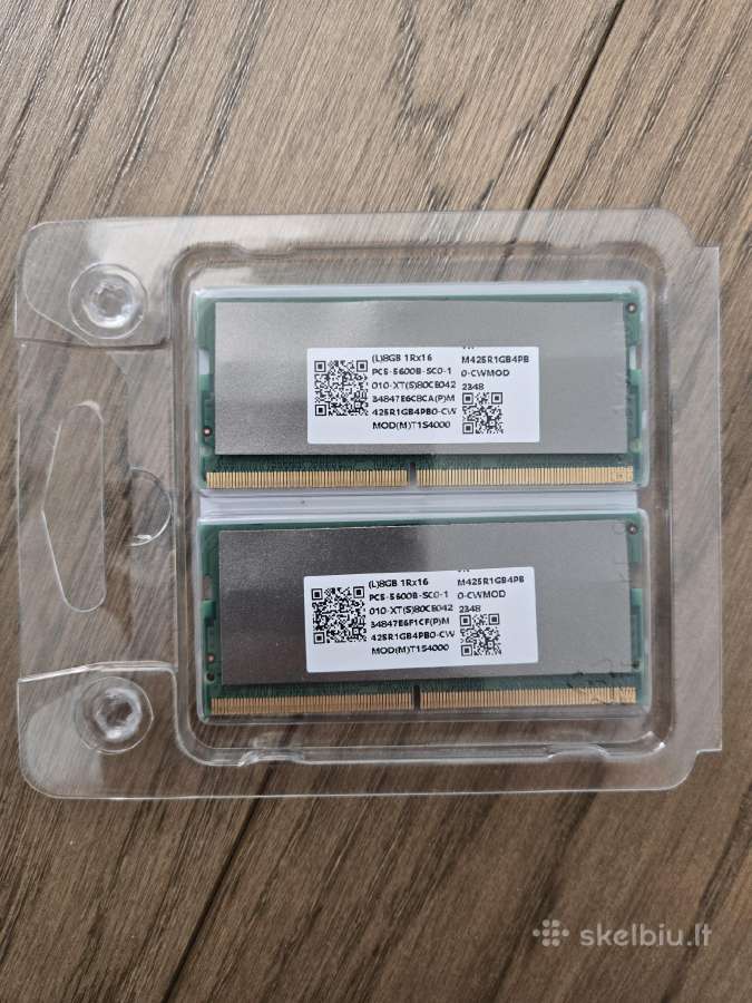 Parduodu Samsung Ddr5 2x8gb 16gb 5600mhz Sodimm