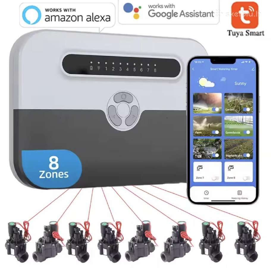 Automatinės laistymo sistemos valdiklis