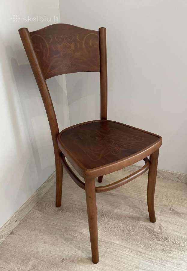 Antikvarinė restauruota buko medienos kėdė Thonet