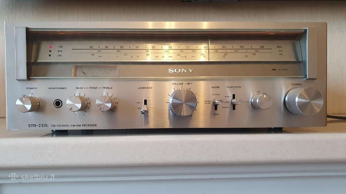 Sony vintažinis stiprintuvas/receiver Sony Str-232 - nuotraukos Nr. 3