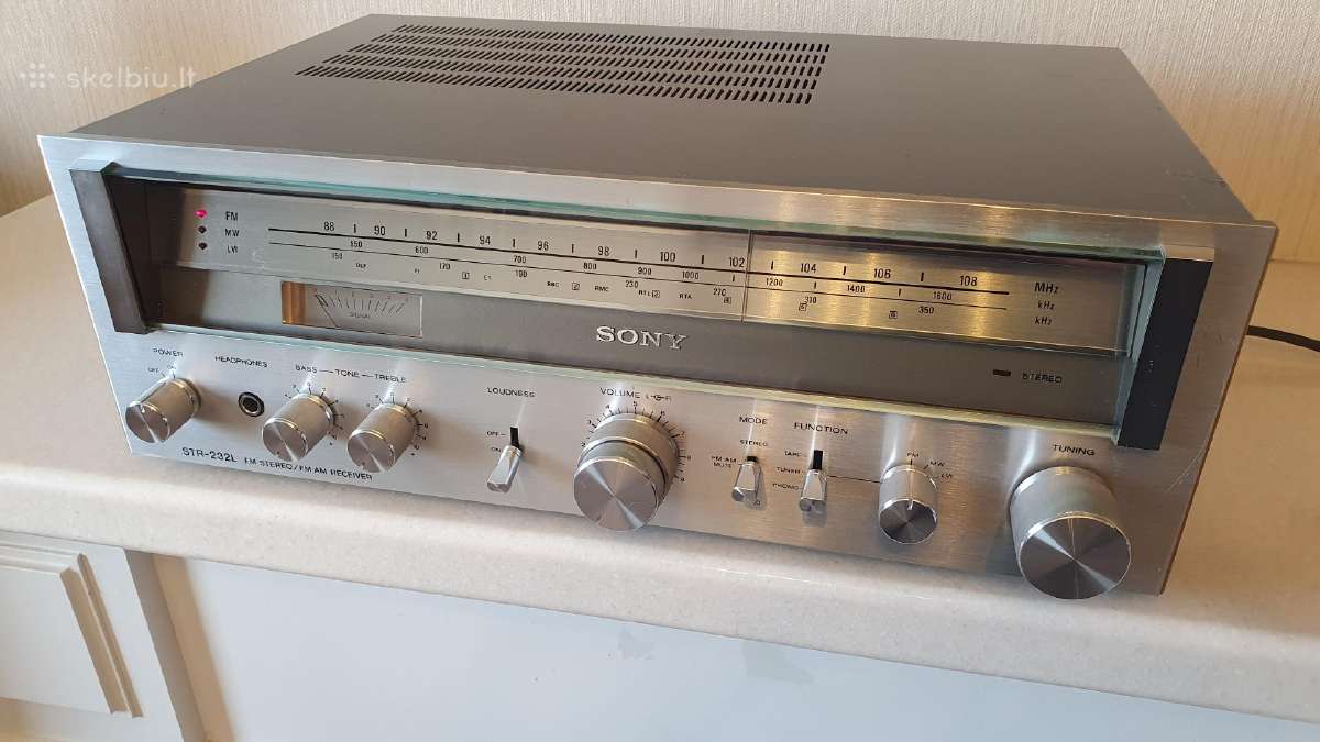 Sony vintažinis stiprintuvas/receiver Sony Str-232 - nuotraukos Nr. 4