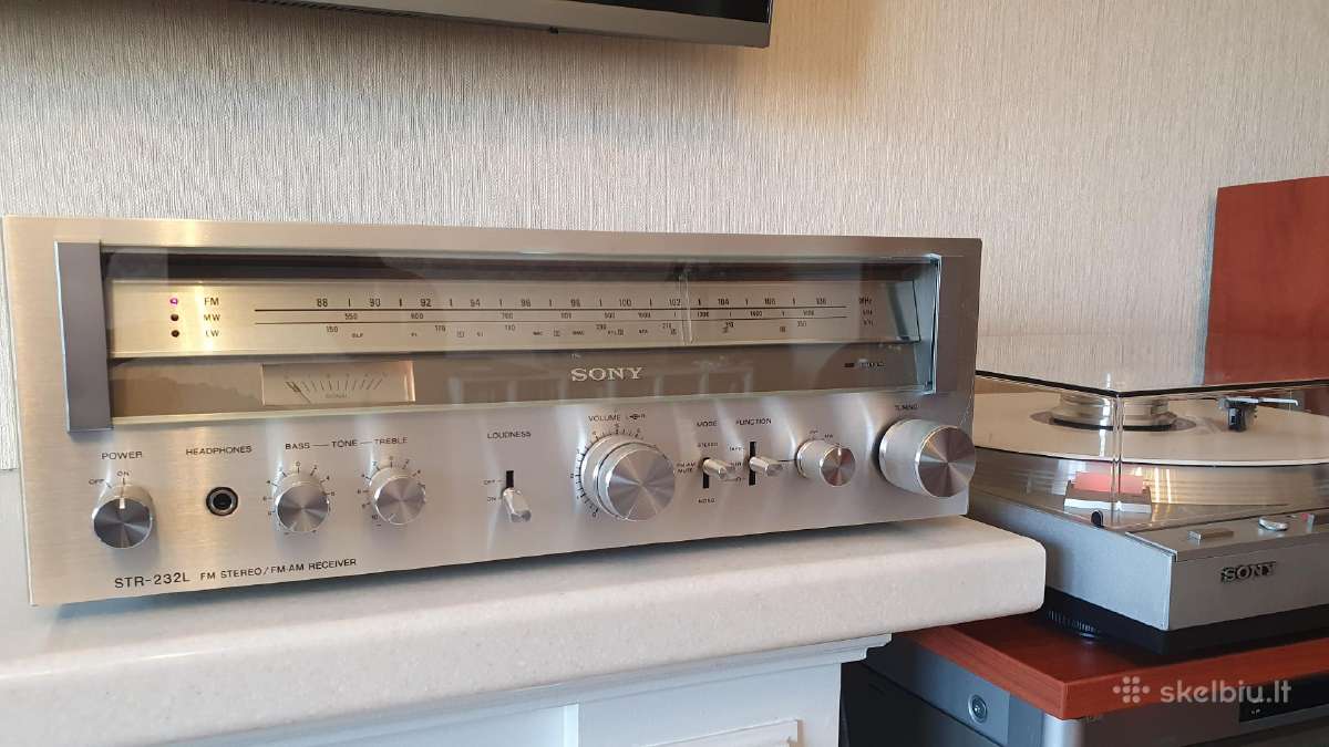 Sony vintažinis stiprintuvas/receiver Sony Str-232 - nuotraukos Nr. 6