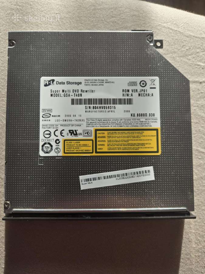 Laptop CD grotuvas