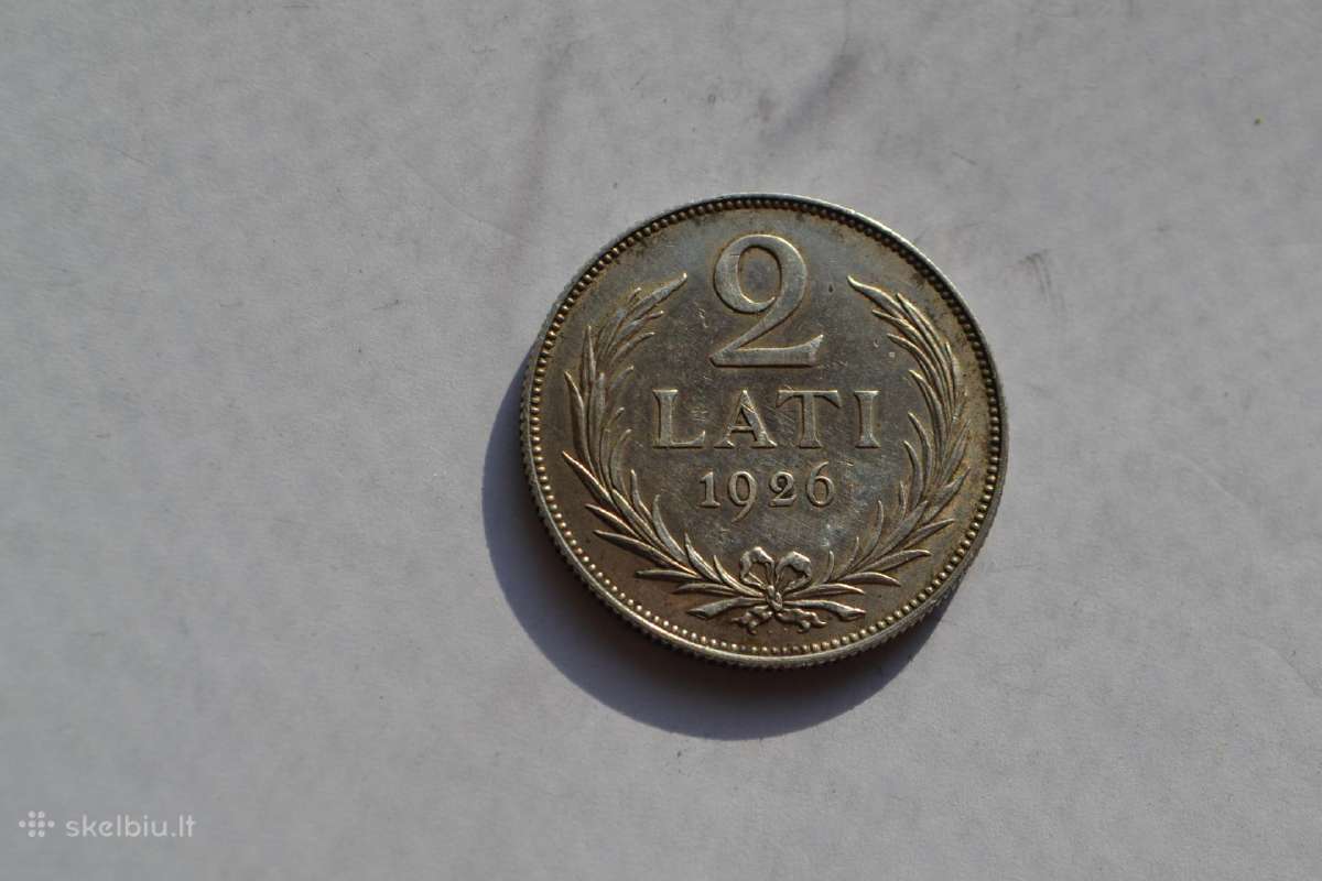 2 Latai 1926 m.nevalyta