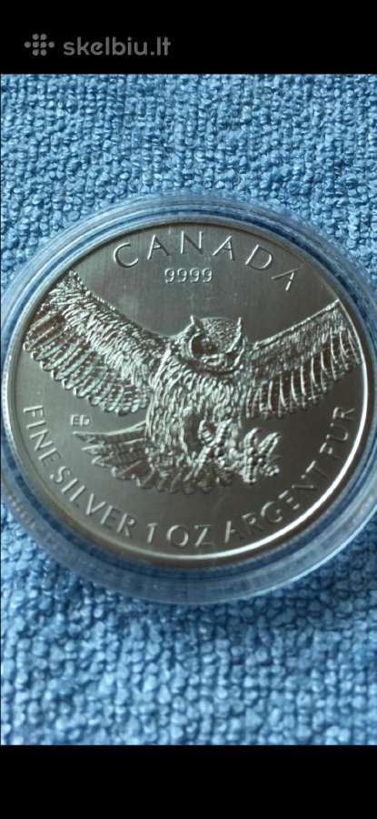 Moneta Canada 2015m. 5 dollars, sidabras(.999)