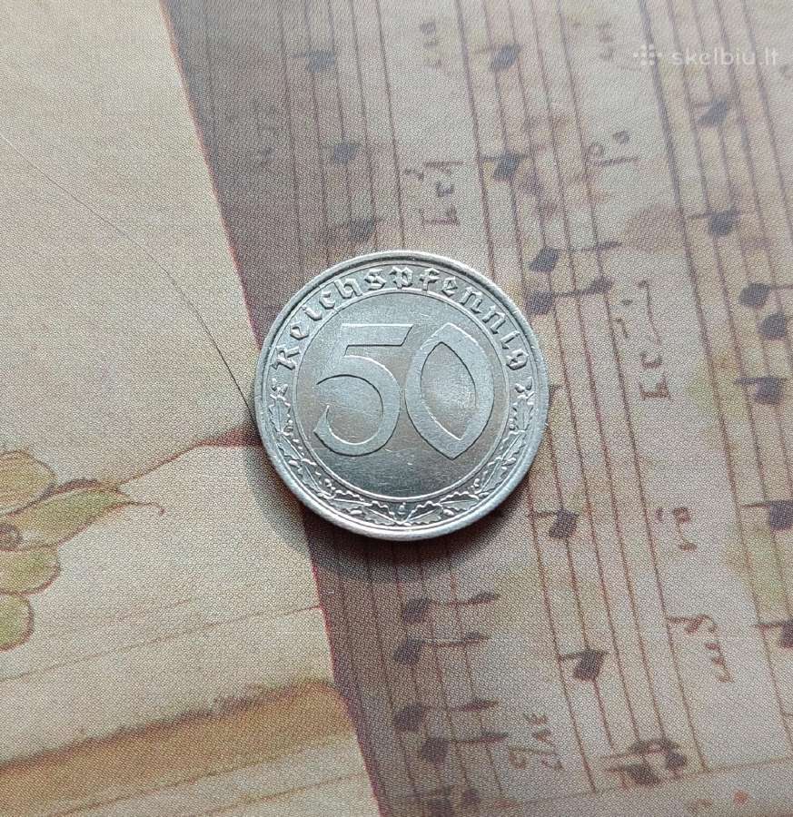 50 reichspfennig 1939 A Vokietija