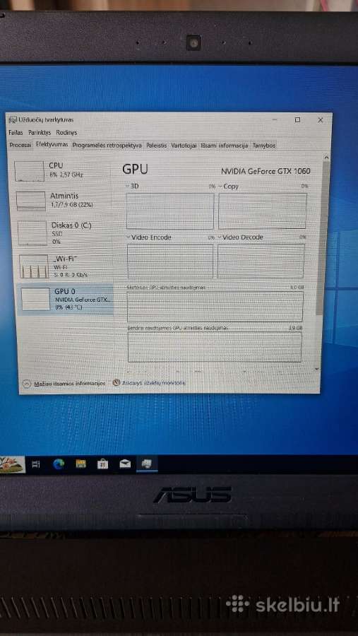 Asus Tuf Gaming Fx504 - nuotraukos Nr. 8