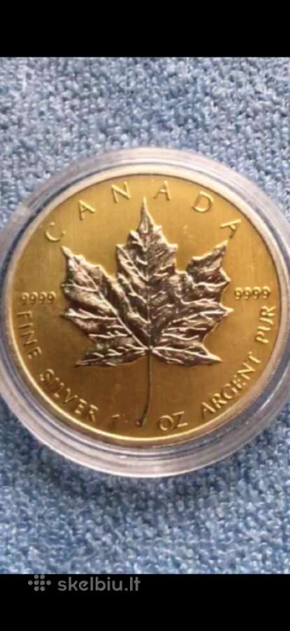 Moneta Canada 2012m. 5 dollars, sidabras(.999)