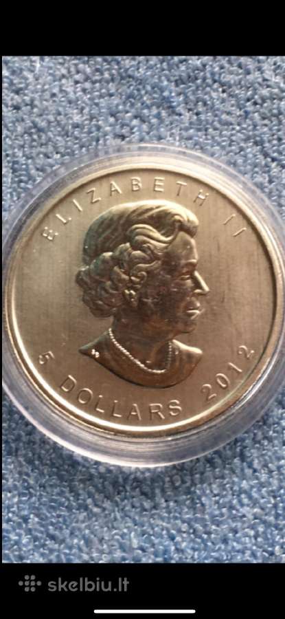 Moneta Canada 2012m. 5 dollars, sidabras(.999) - nuotraukos Nr. 2