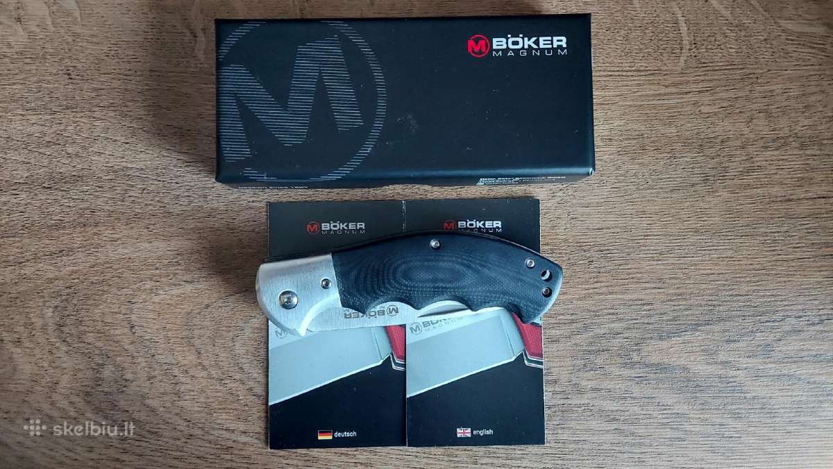 Böker Magnum Nw Skinner atlenkiamas peilis - nuotraukos Nr. 2