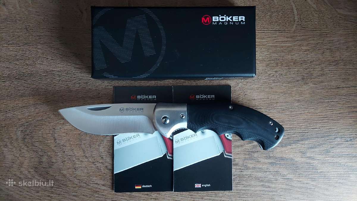 Böker Magnum Nw Skinner atlenkiamas peilis - nuotraukos Nr. 3