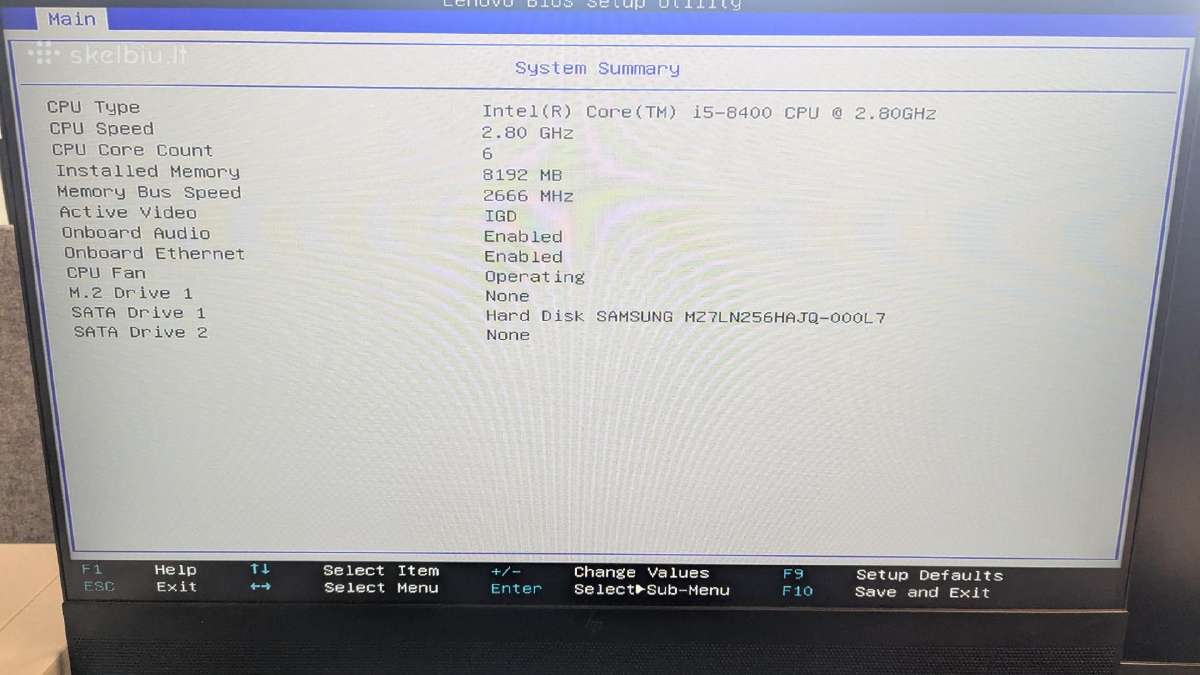 Lenovo v530s sff i5 8400-SSD 240+-8 GB ddr4 - nuotraukos Nr. 7