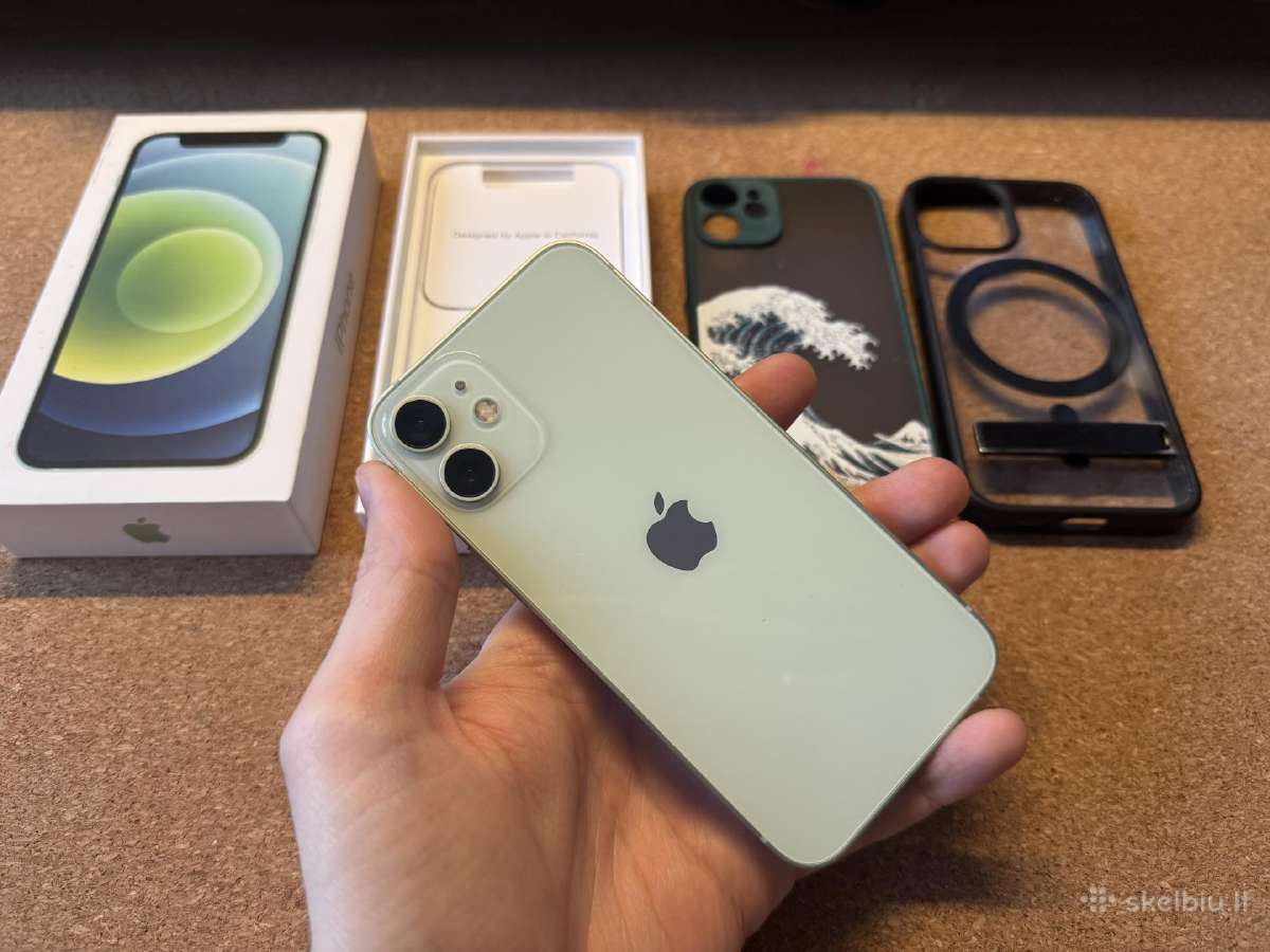 iPhone 12 Mini 128gb Green 1 savininkas - nuotraukos Nr. 3