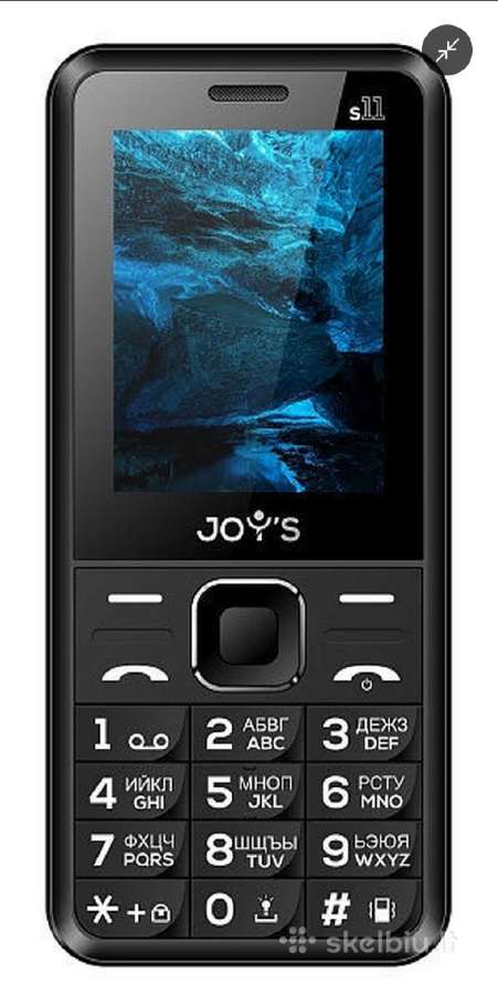 Klasikinis mygtukinis mobilusis telefonas Joy's S1 - nuotraukos Nr. 2