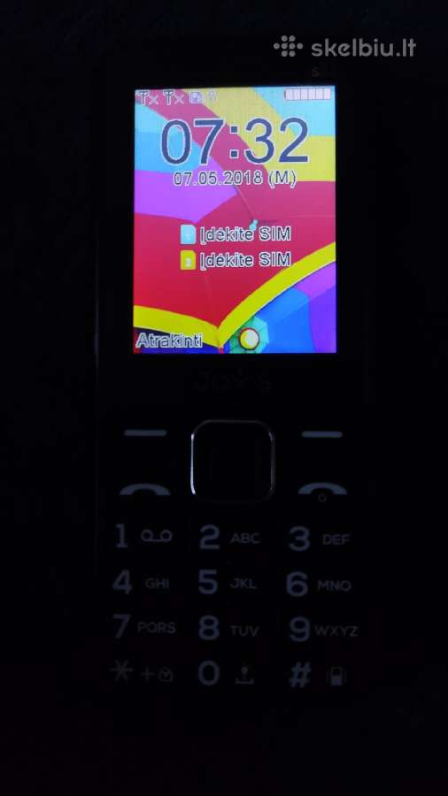 Klasikinis mygtukinis mobilusis telefonas Joy's S1 - nuotraukos Nr. 4