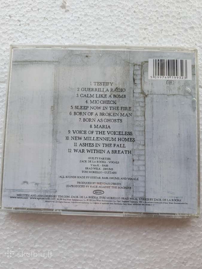 Rage Against The Machine - The Battle Of Los. CD - nuotraukos Nr. 2