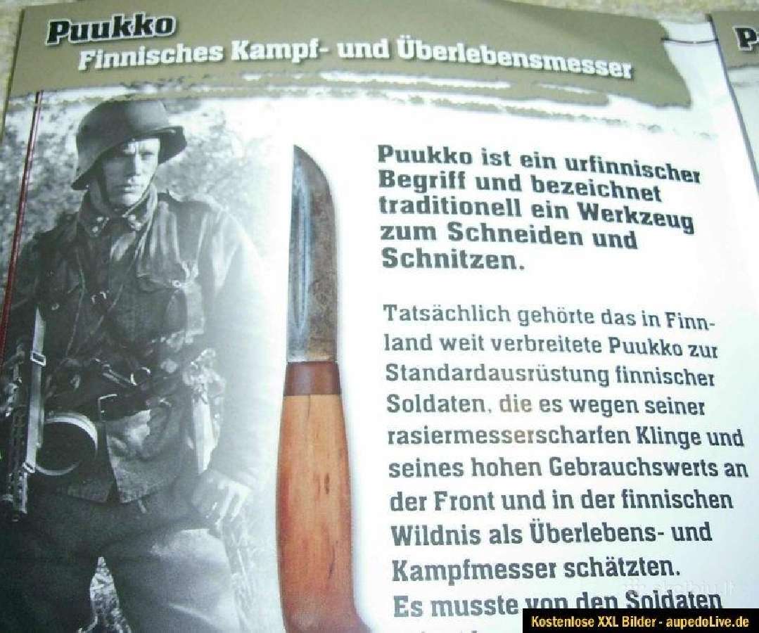 Suomijos armijos „puukko“ peilis - nuotraukos Nr. 13