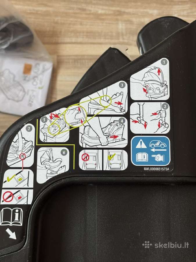 Nauja, Baby Jogger City Go i-size Base Isofix bazė - nuotraukos Nr. 8