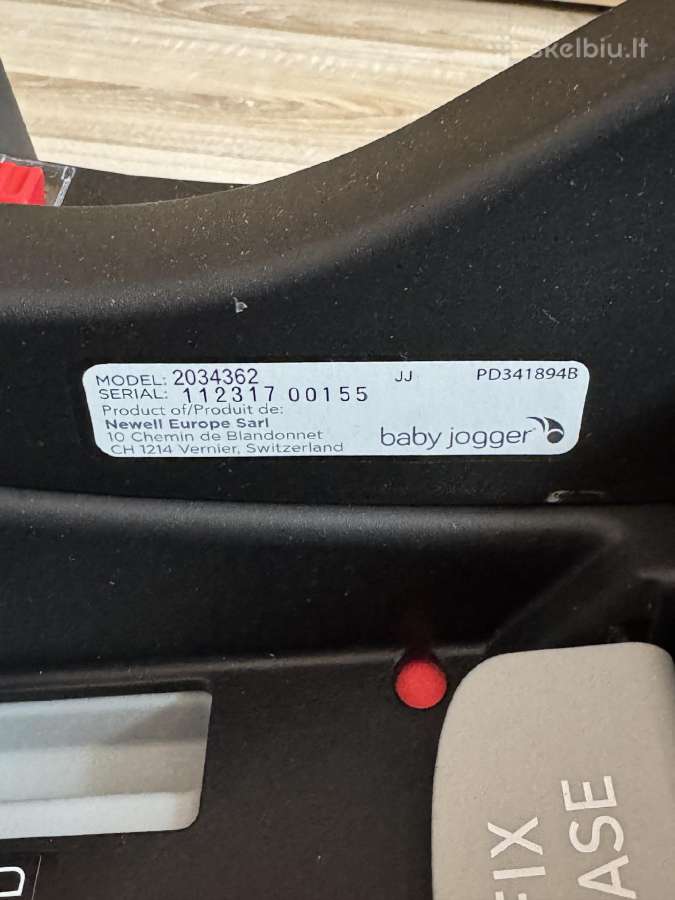 Nauja, Baby Jogger City Go i-size Base Isofix bazė - nuotraukos Nr. 9