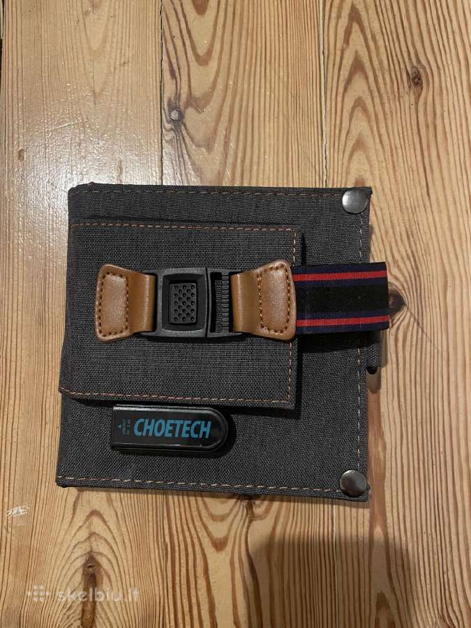 Choetech kelioninė saulės baterija 14w Usb 2.1a