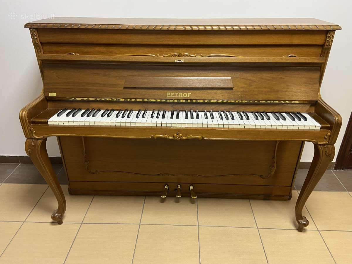 Pianinas Petrof Rokoko mod. 106 Čekija 82 m. - nuotraukos Nr. 2