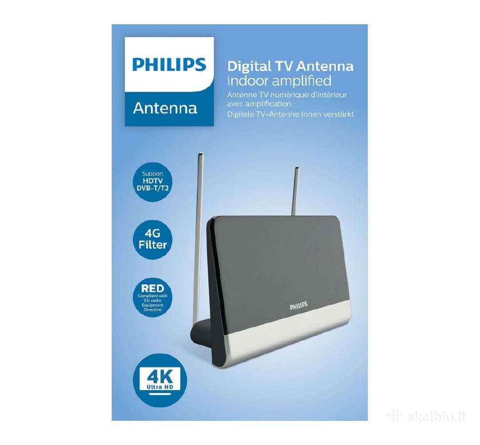 TV antena Philips Sdv 6222/12, 470 - 862 MHz, 48 d