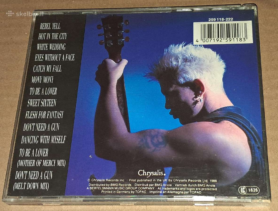 Billy Idol - 11 Of The Best (Audio CD) - nuotraukos Nr. 2
