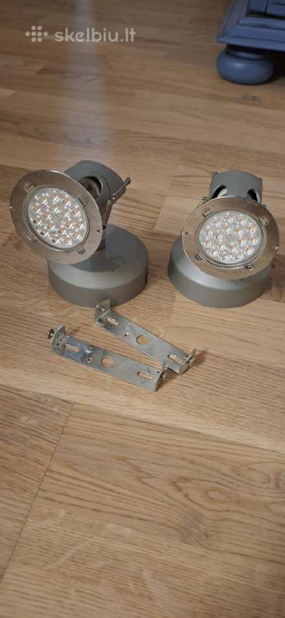 Kryptiniai šviestuvai su LED lemputėmis 4vnt