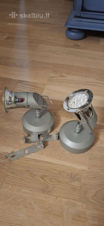 Kryptiniai šviestuvai su LED lemputėmis 4vnt - nuotraukos Nr. 3