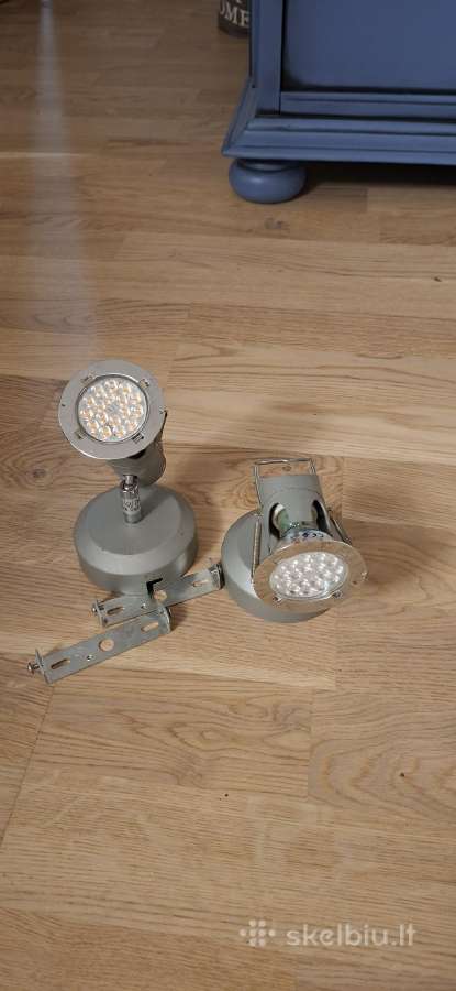 Kryptiniai šviestuvai su LED lemputėmis 4vnt - nuotraukos Nr. 4