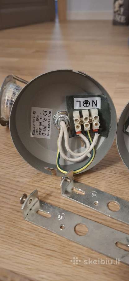 2 Kryptiniai šviestuvai (spotai)su LED lemputėmis - nuotraukos Nr. 4