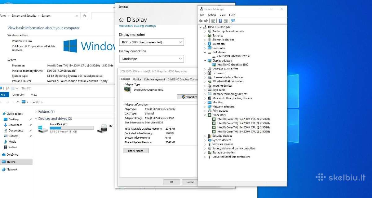 Lenovo thinkpad T440p - nuotraukos Nr. 6
