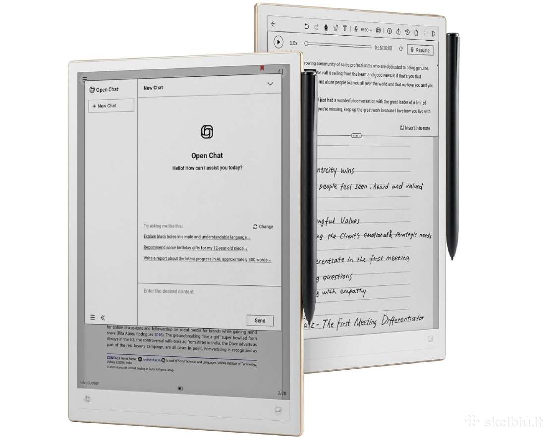 Iflytek Ainote 2 Ai E-ink planšetinis kompiuteris