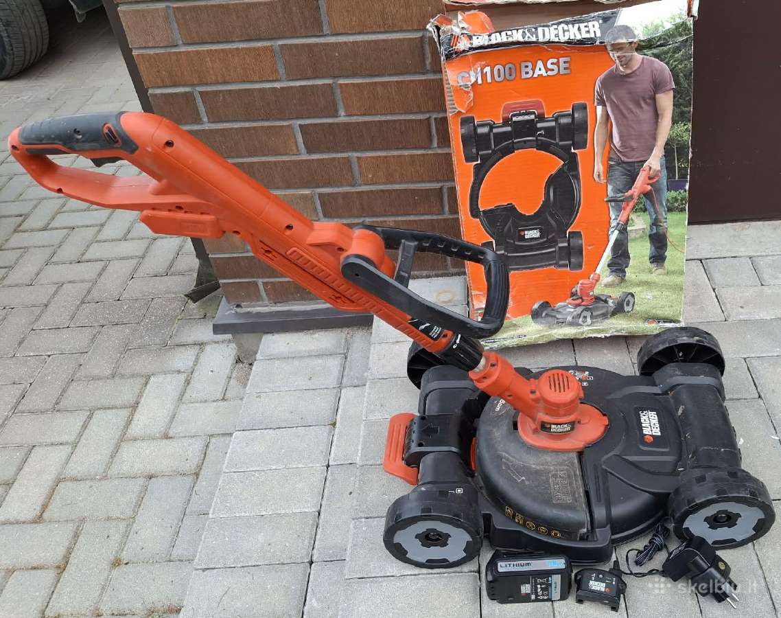 Akumuliatorinis trimeris Black&decker - nuotraukos Nr. 2