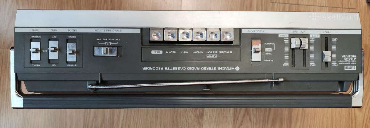 Magnetola Boombox Hitachi +chromo kasetės - nuotraukos Nr. 4