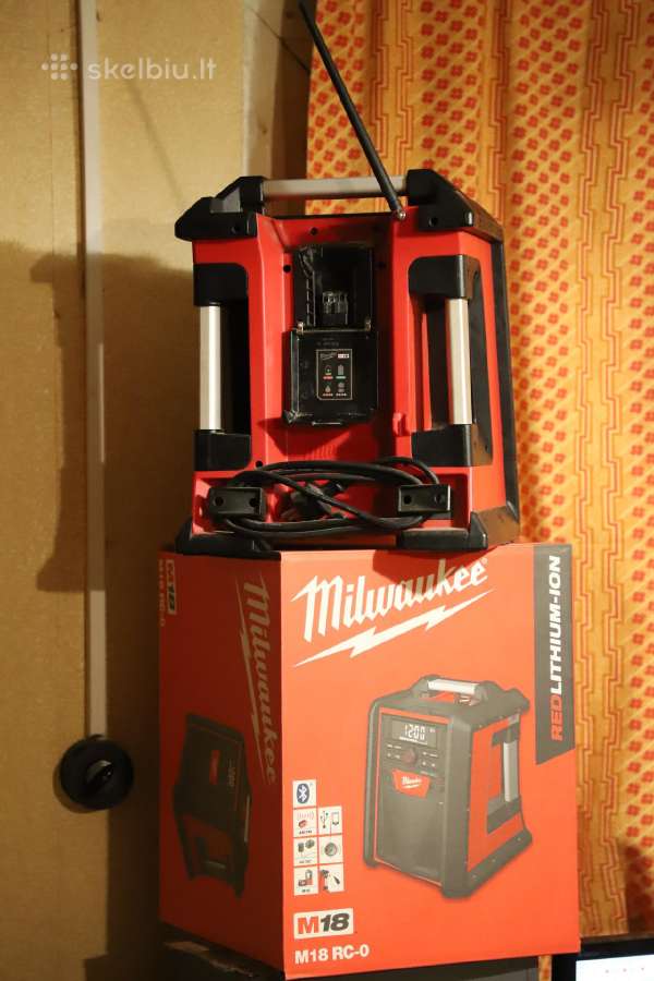 Milwaukee 18v M18 RC-0 radijo imtuvas - nuotraukos Nr. 2