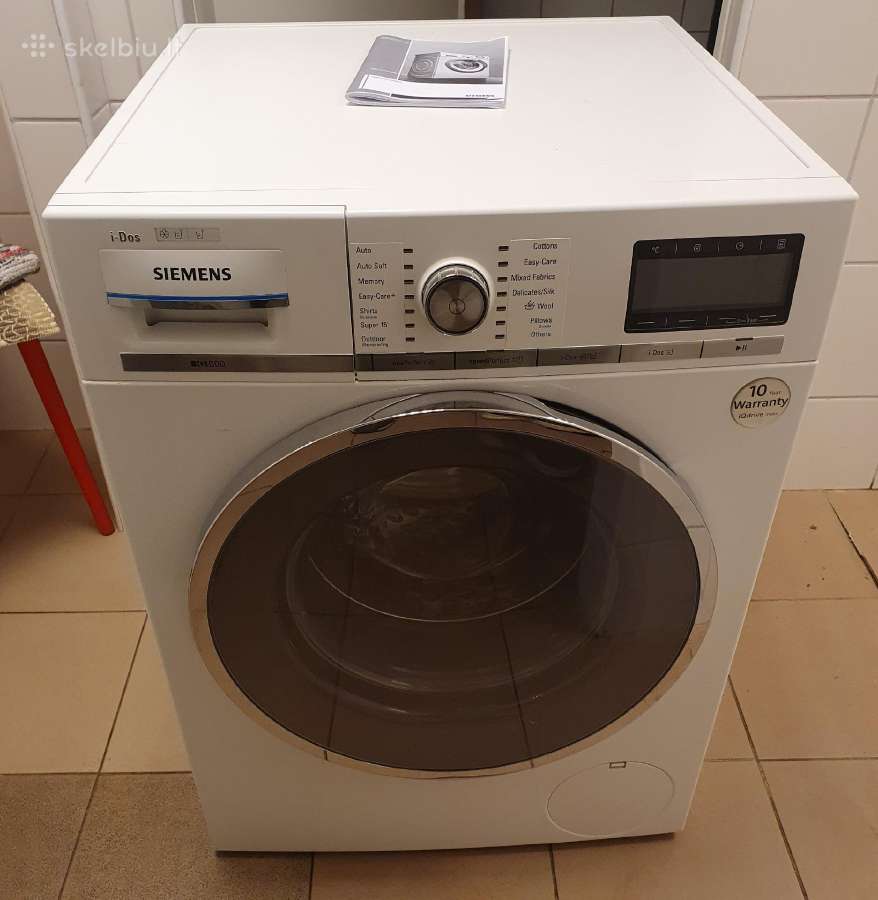 Siemens iq800 komplektas A+++ 9kg