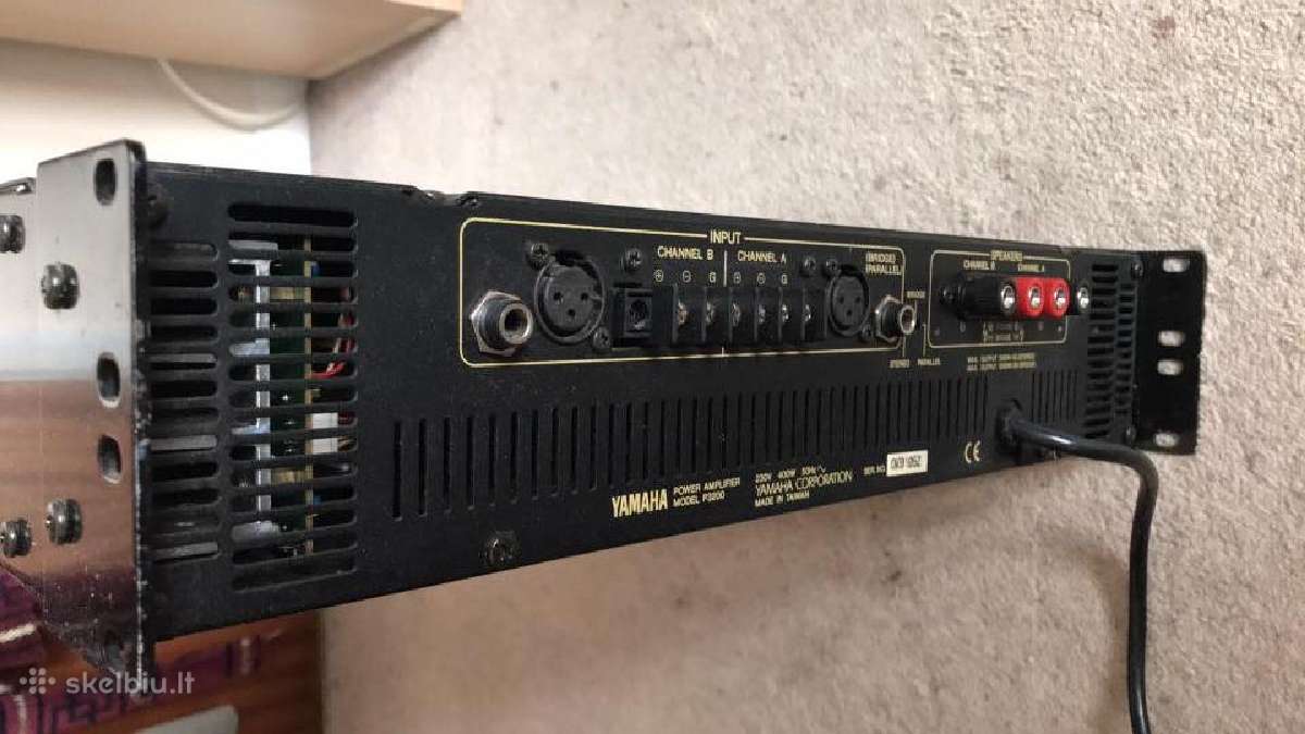 Stiprintuvas profesionalus Yamaha P3200 - nuotraukos Nr. 2