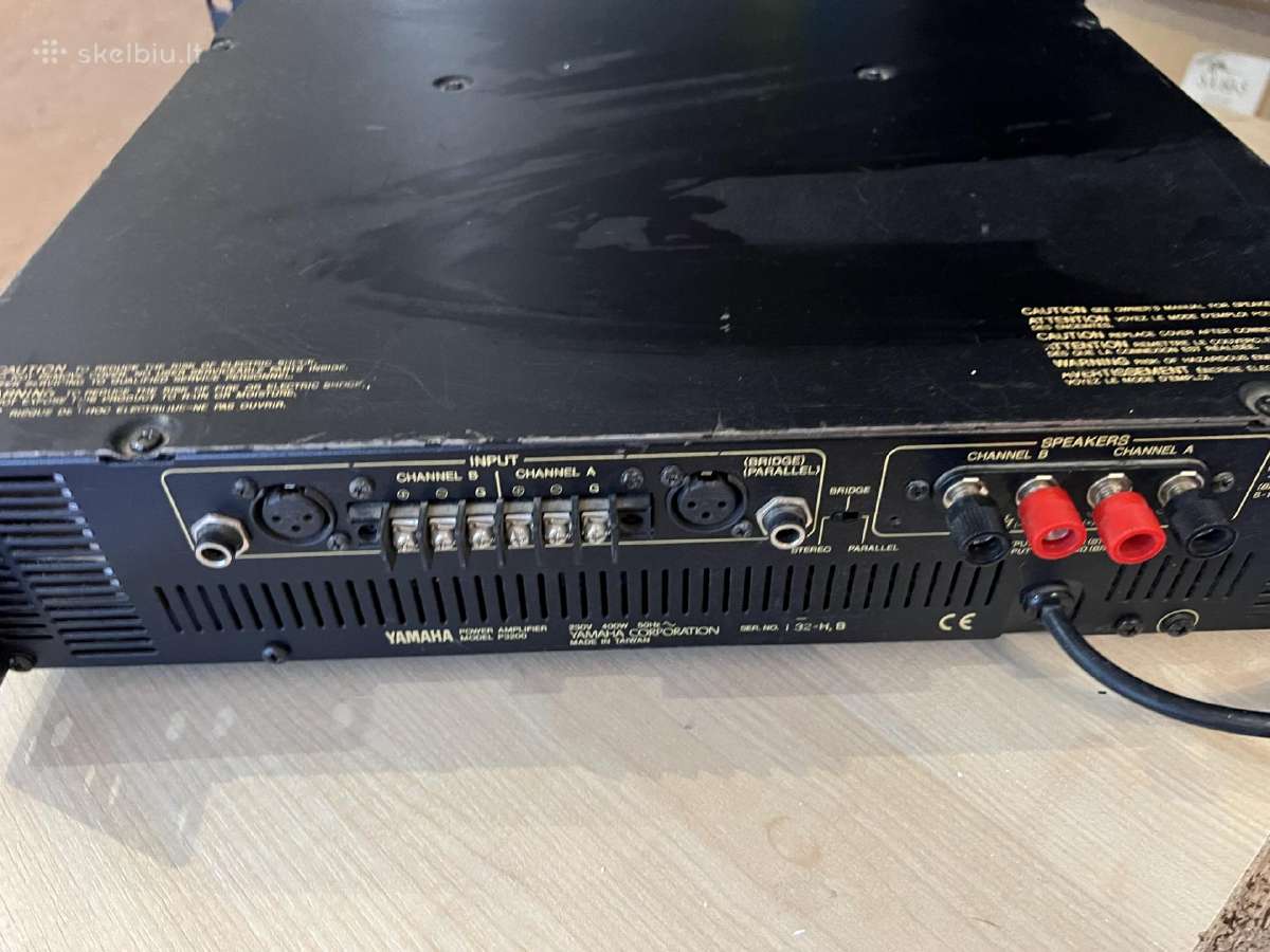 Stiprintuvas profesionalus Yamaha P3200 - nuotraukos Nr. 7