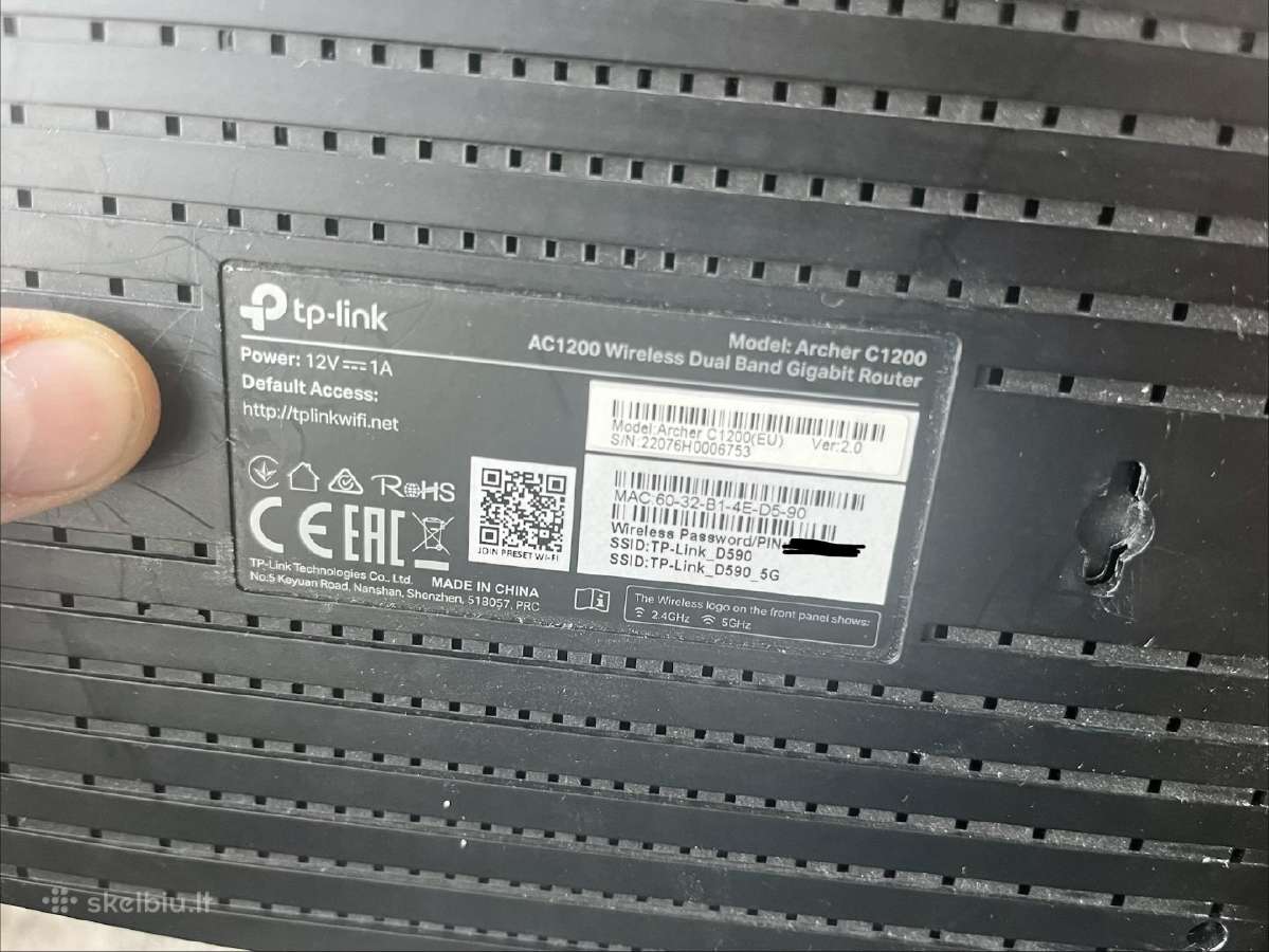 Maršrutizatorius Tp-link ac1200 - nuotraukos Nr. 4